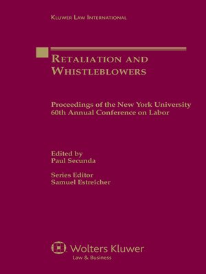 cover image of Retaliation and Whistleblowers